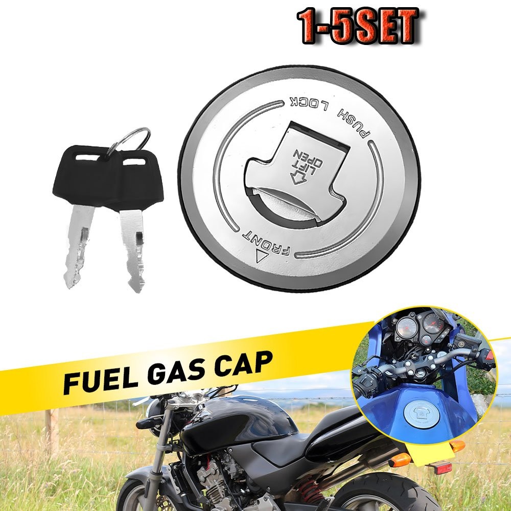 Fuel Gas Tank Cap Lock Keys For Honda VTX1800S/R/N/C Grom 125 MSX125 300R 1-5SET