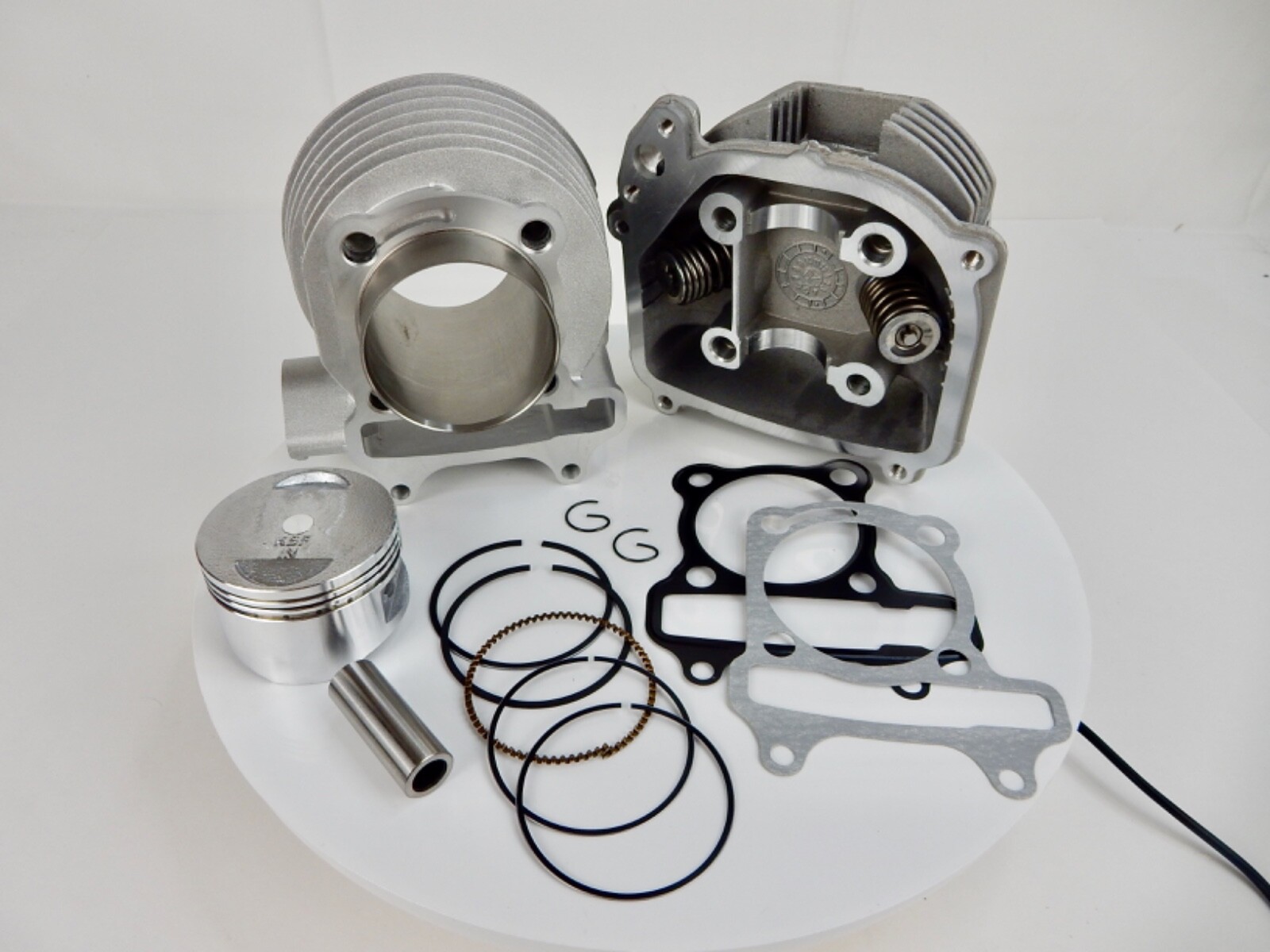 GY6 150cc REBUILD KIT (57mm BORE) FOR SCOOTER ATV KART *54mm SPACING* WITH EGR