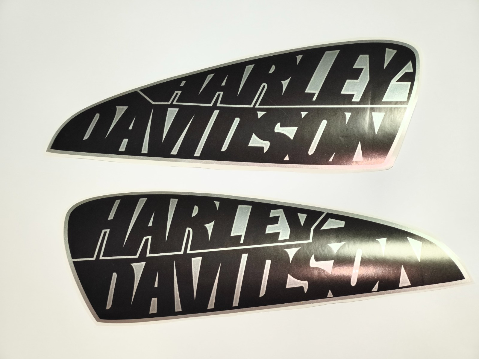 Harley Davidson fuel tank decal sticker set of 2 12×4,5″