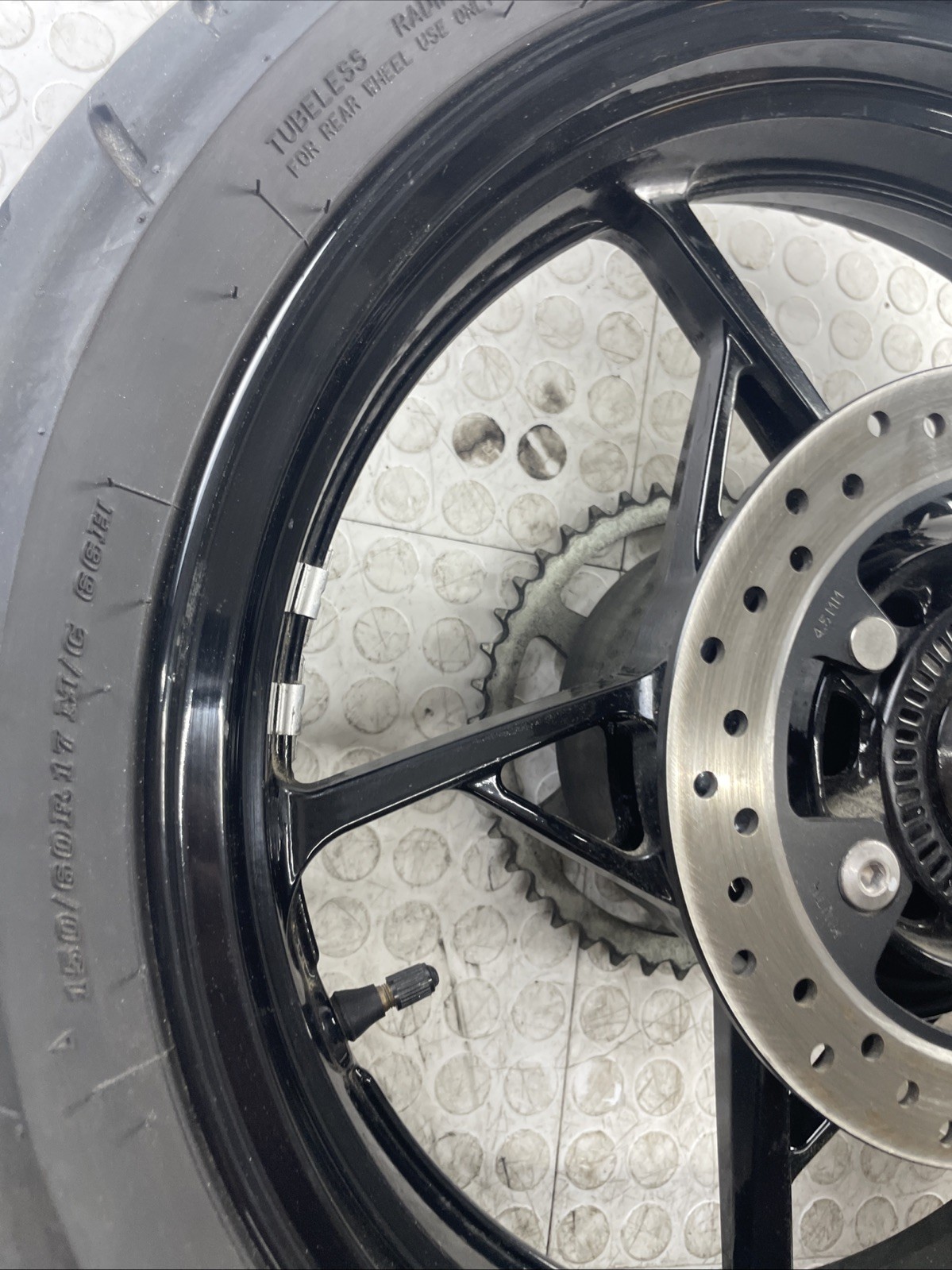 2024 24 23-26 Kawasaki Ninja EX400 Zx4R Rear Back Wheel Rim Straight 17×4.00 OEM