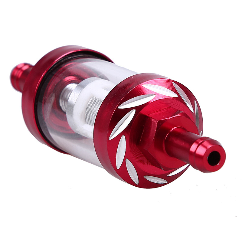 Motorcycle Inline Gas Fuel Filter Reusable 5/16″ 8mm Universal For Yamaha
