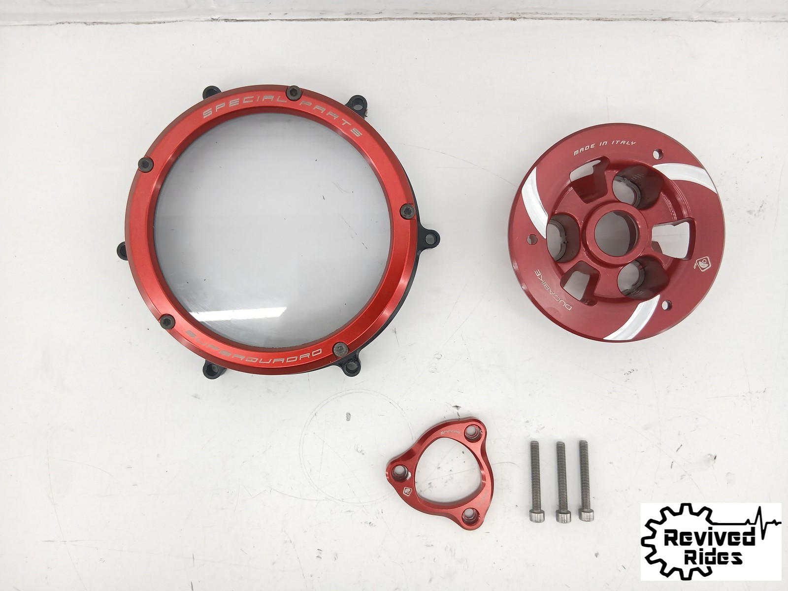 Ducati Panigale 959 1199 1299 Ducabike DBK Clear Clutch Cover Pressure Plate