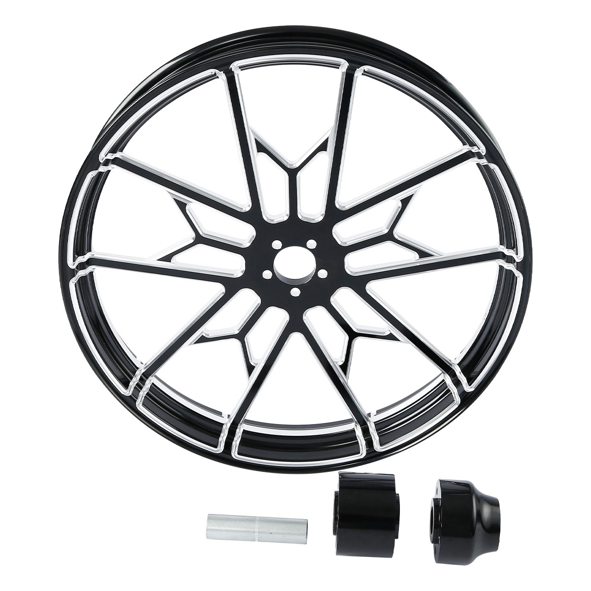23” Front Wheel Rim Single Disc Hub Fit For Harley Road Glide ABS 97-21