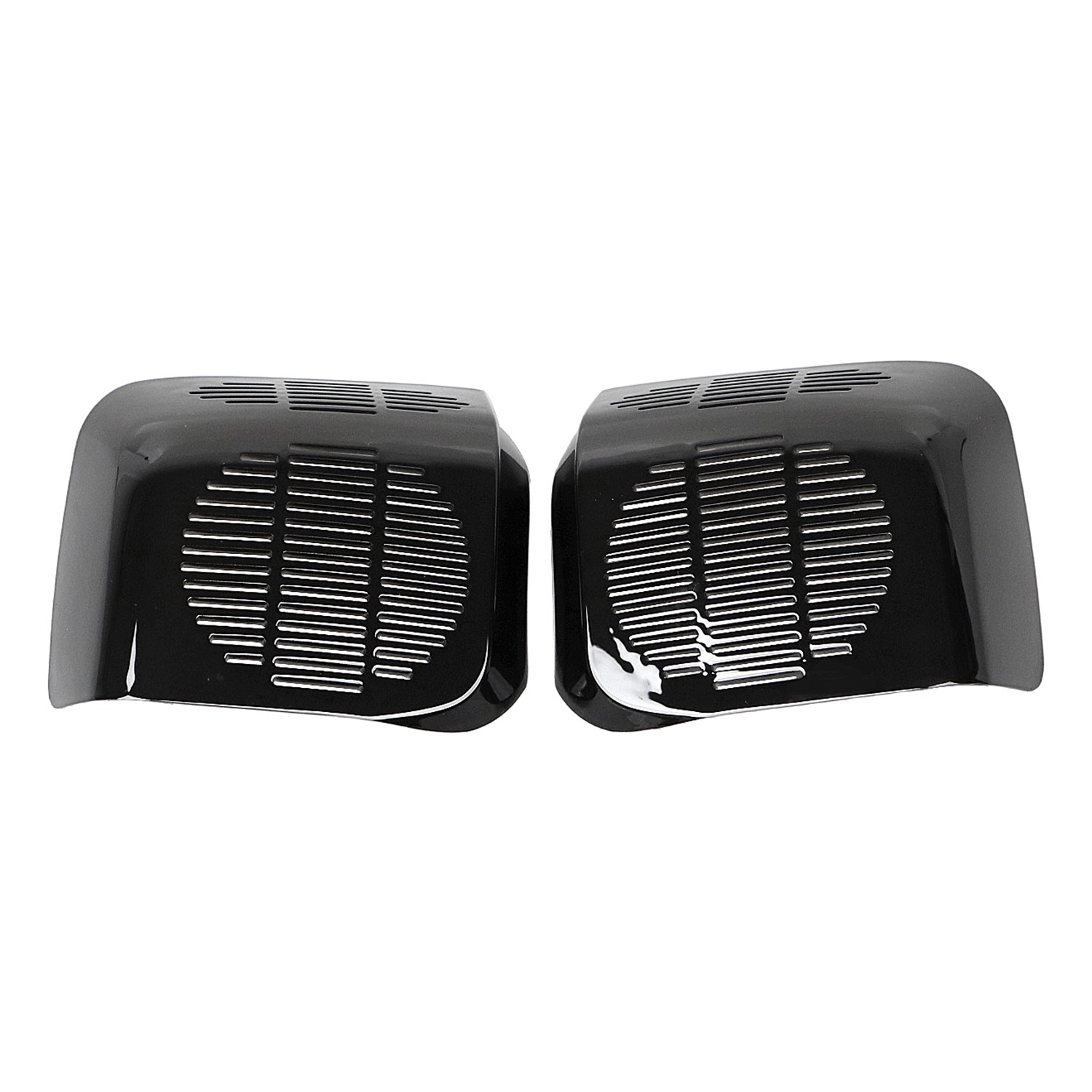 Gloss Black Rear Speaker Covers For Honda Goldwing 1500 GL1500 1988-2000 89 90