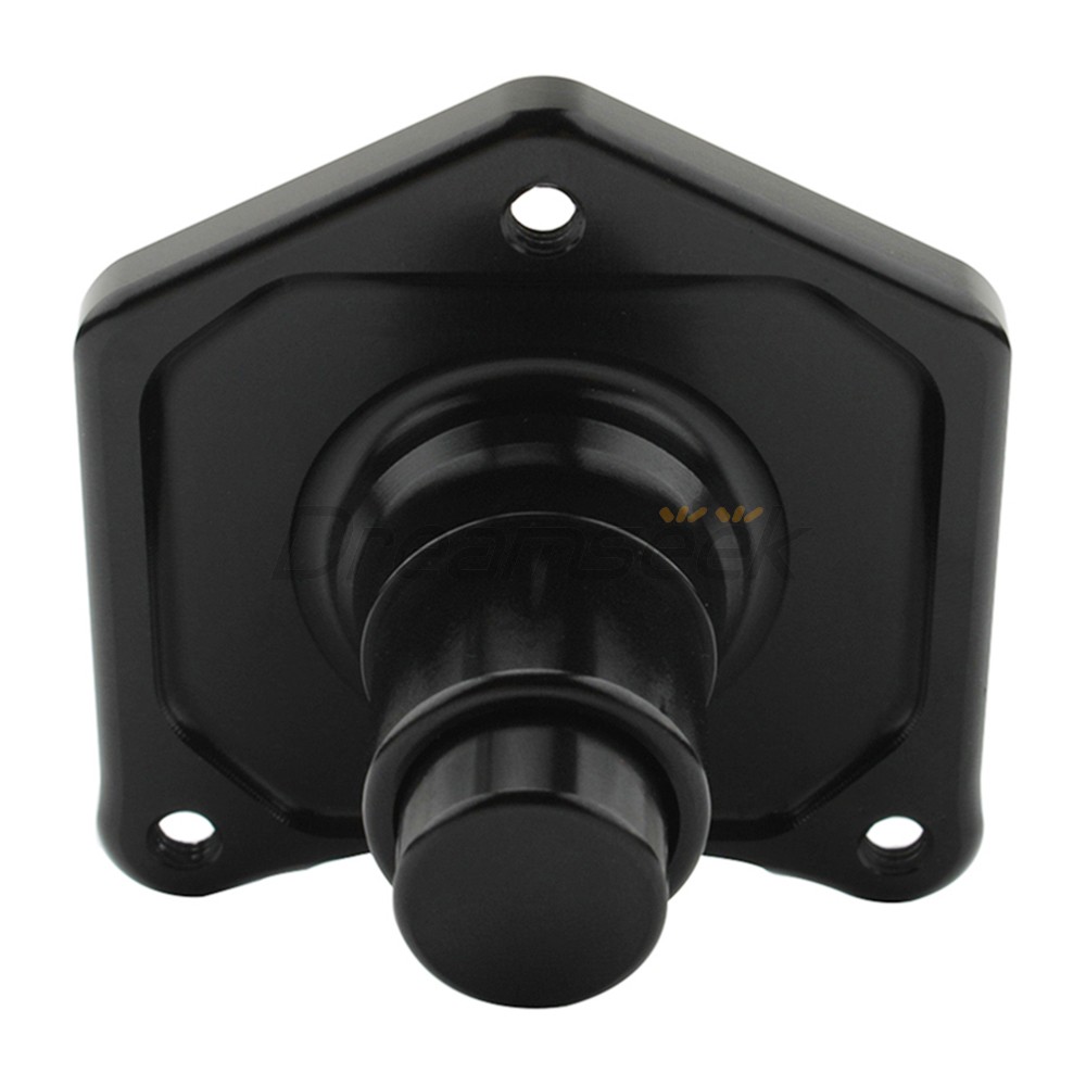 Black Solenoid Cover Starter Push Button for Harley Big Twin Dyna 1991-2023 CNC