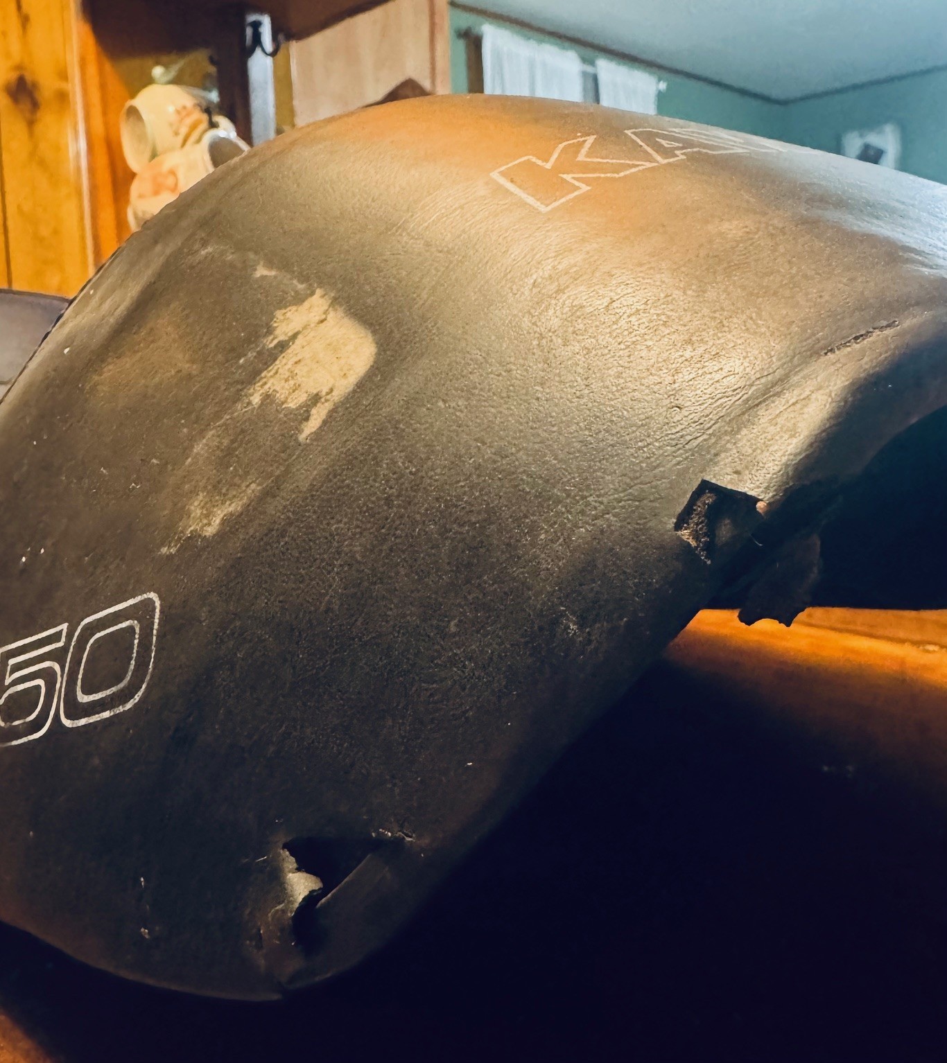 Kawasaki Z650 seat- Giuliari Blue and Black rare kz650b1 kz650