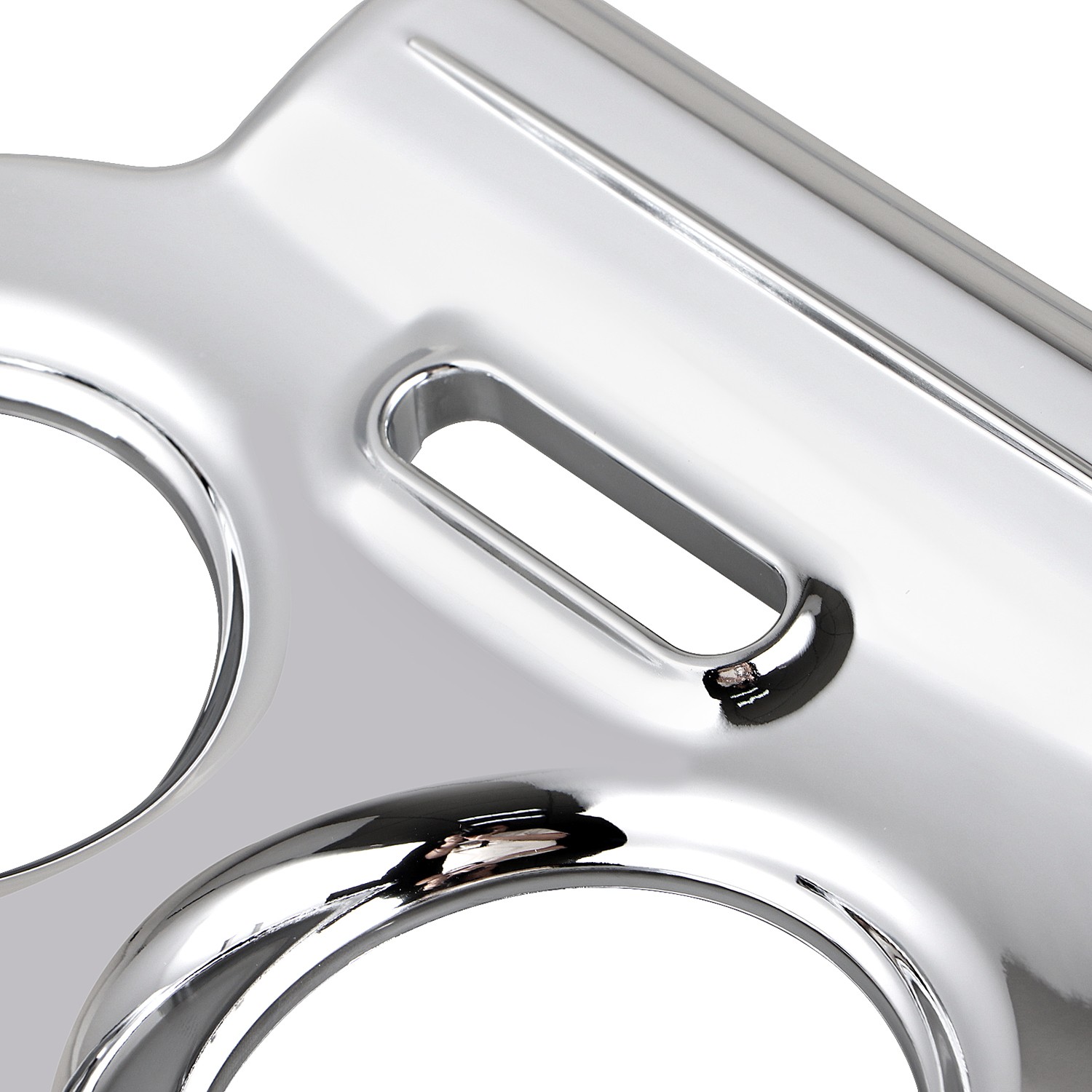 Chrome ABS Gauge Cover Nacelle Housing Fairing For Harley Road Glide 1998-2013