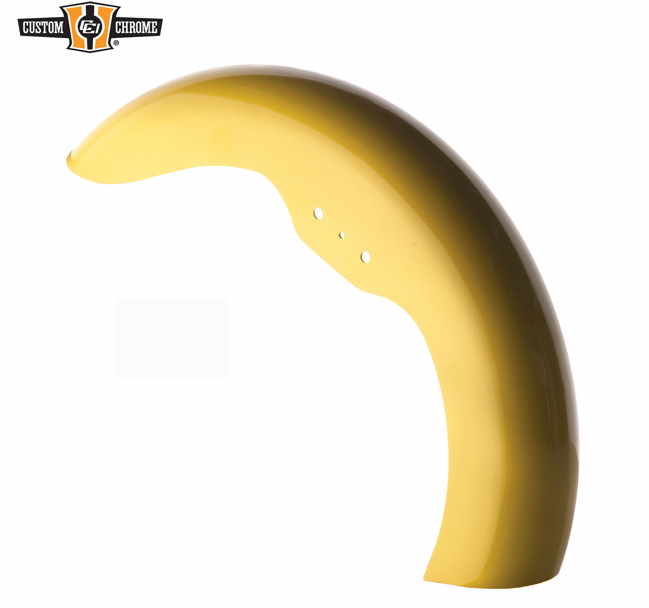 Primer Yellow 4.75″ Rick Doss Dixie Front Fender Fit For Harley Touring Softail