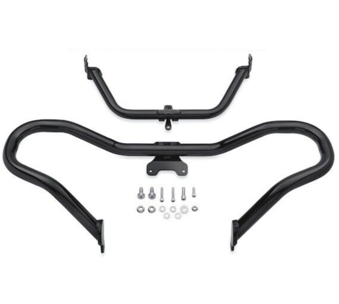 OEM Harley Road Glide 15-23 Chin Spoiler Fairing/Chopped Engine Guard Black