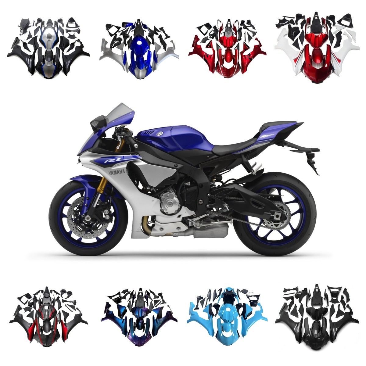 Fairings For Yamaha YZF1000 R1 2015-2019 2016 2017 2018 ABS Plastic Bodywork