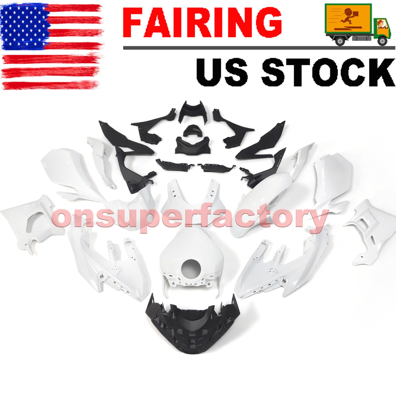 Unpainted Fairing Kit For Yamaha YZF R3 R25 2025 – 2026 ABS Injection Bodywork