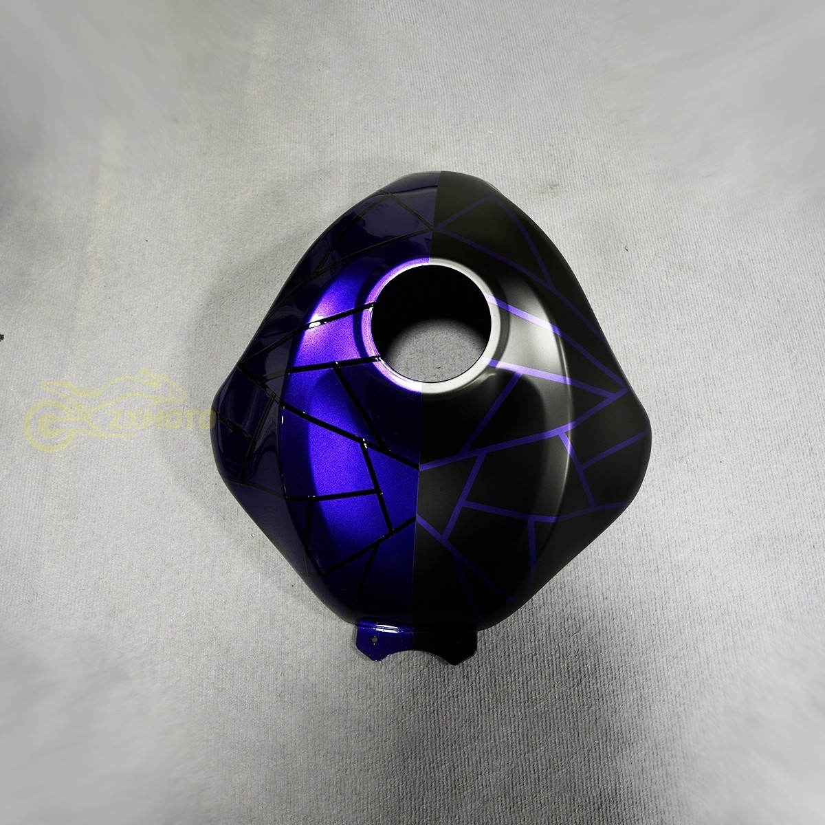Glossy Purple Black Fairing Kit +Tank For Kawasaki Ninja ZX6R 2024 2025 636 ABS