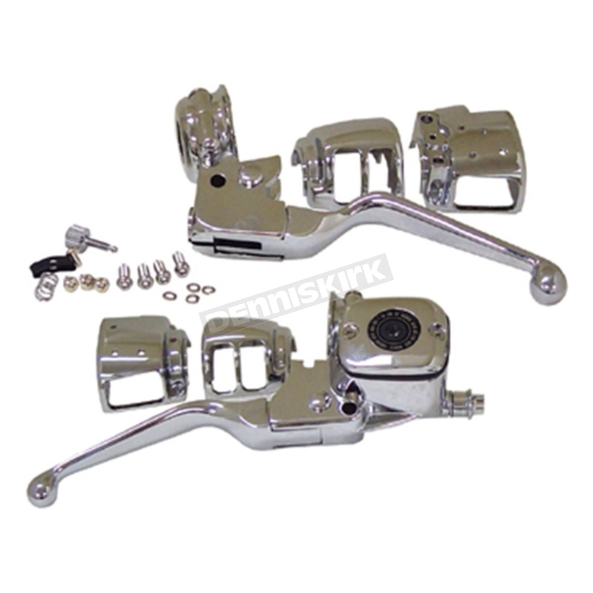 V-Factor Chrome 9/16″ Handlebar Control Kit – 44735