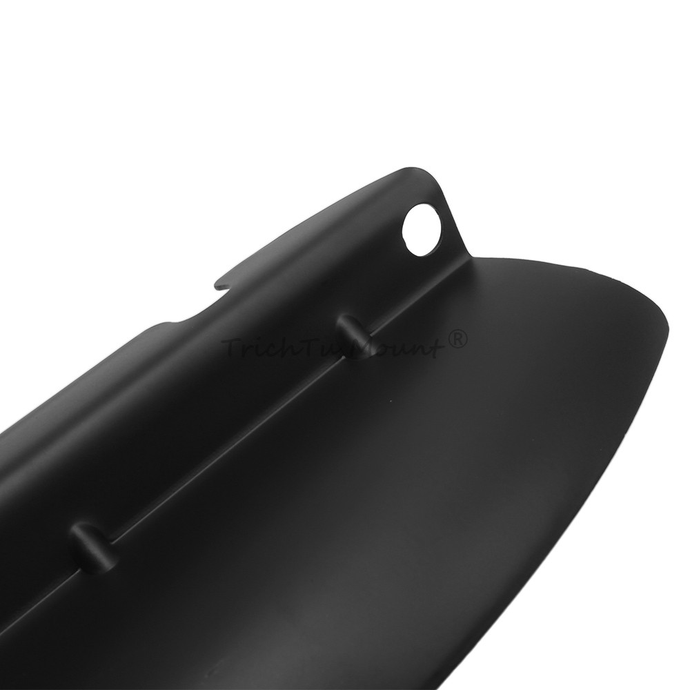 Black Lower Triple Tree Wind Deflector For Harley Road King Electra Glide 14-23