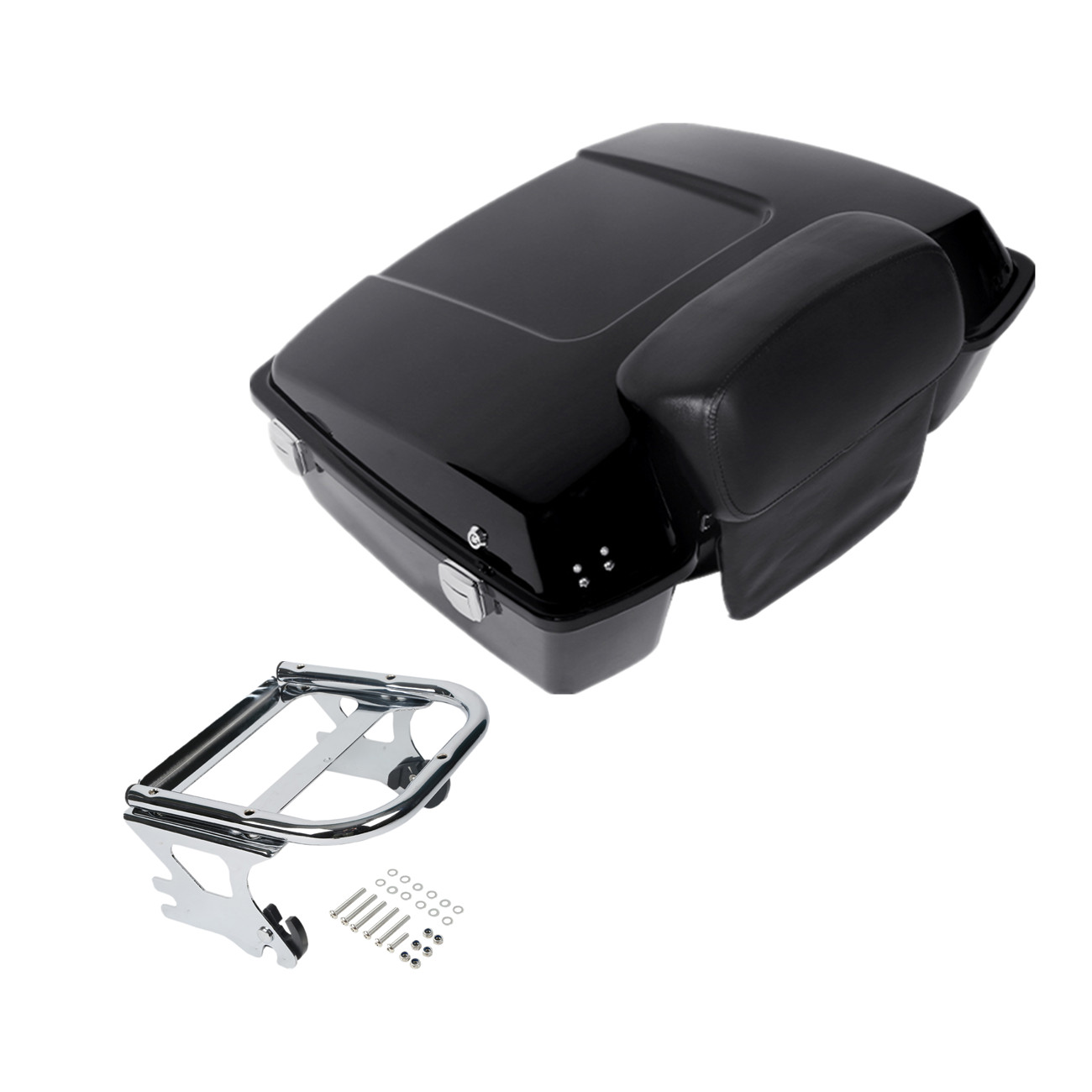 10.7” Chopped Trunk Backrest Mount Fit For Harley Electra Street Glide 97-08