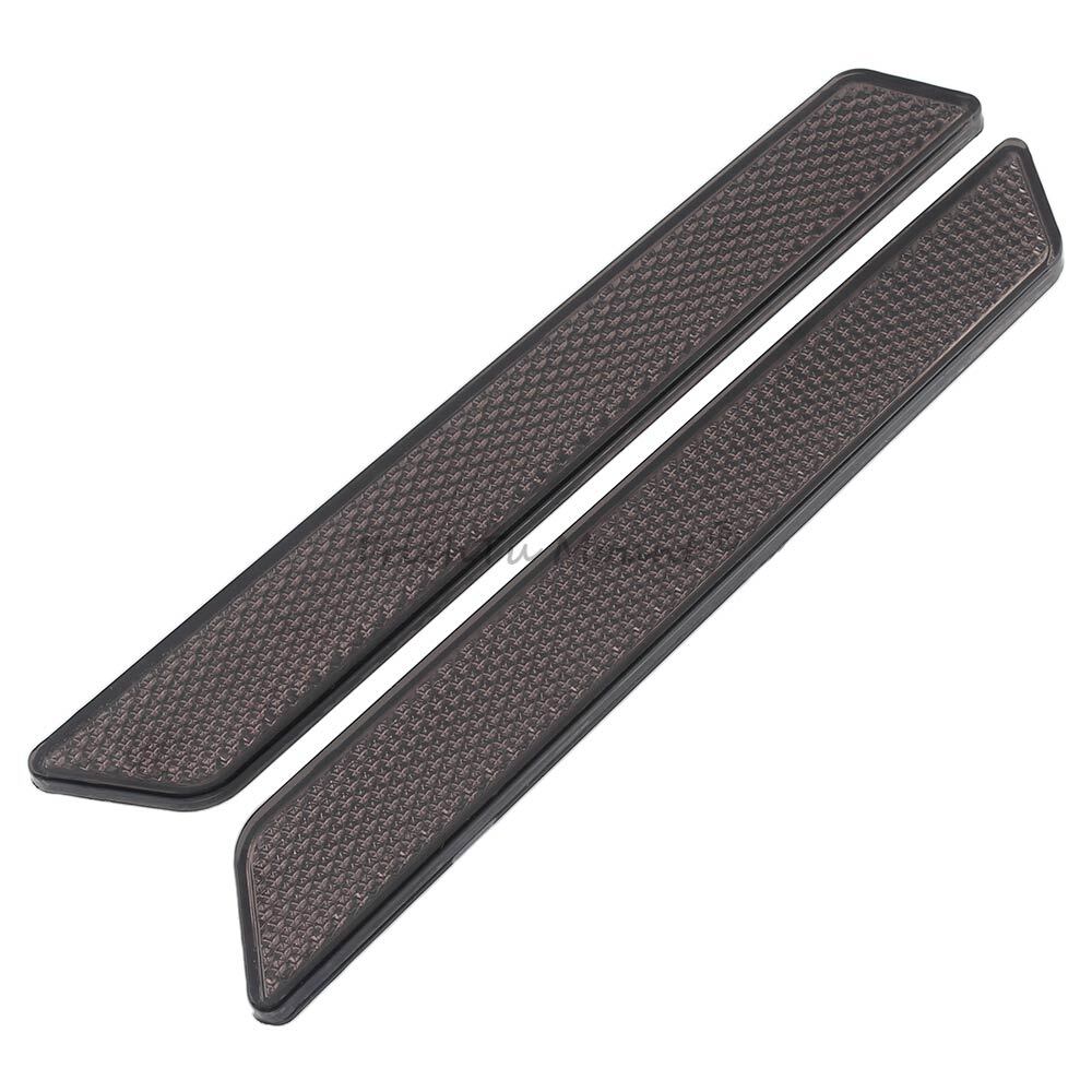 Smoke Saddlebag Latch Cover Reflector For Harley Touring Street Road Glide 14-up