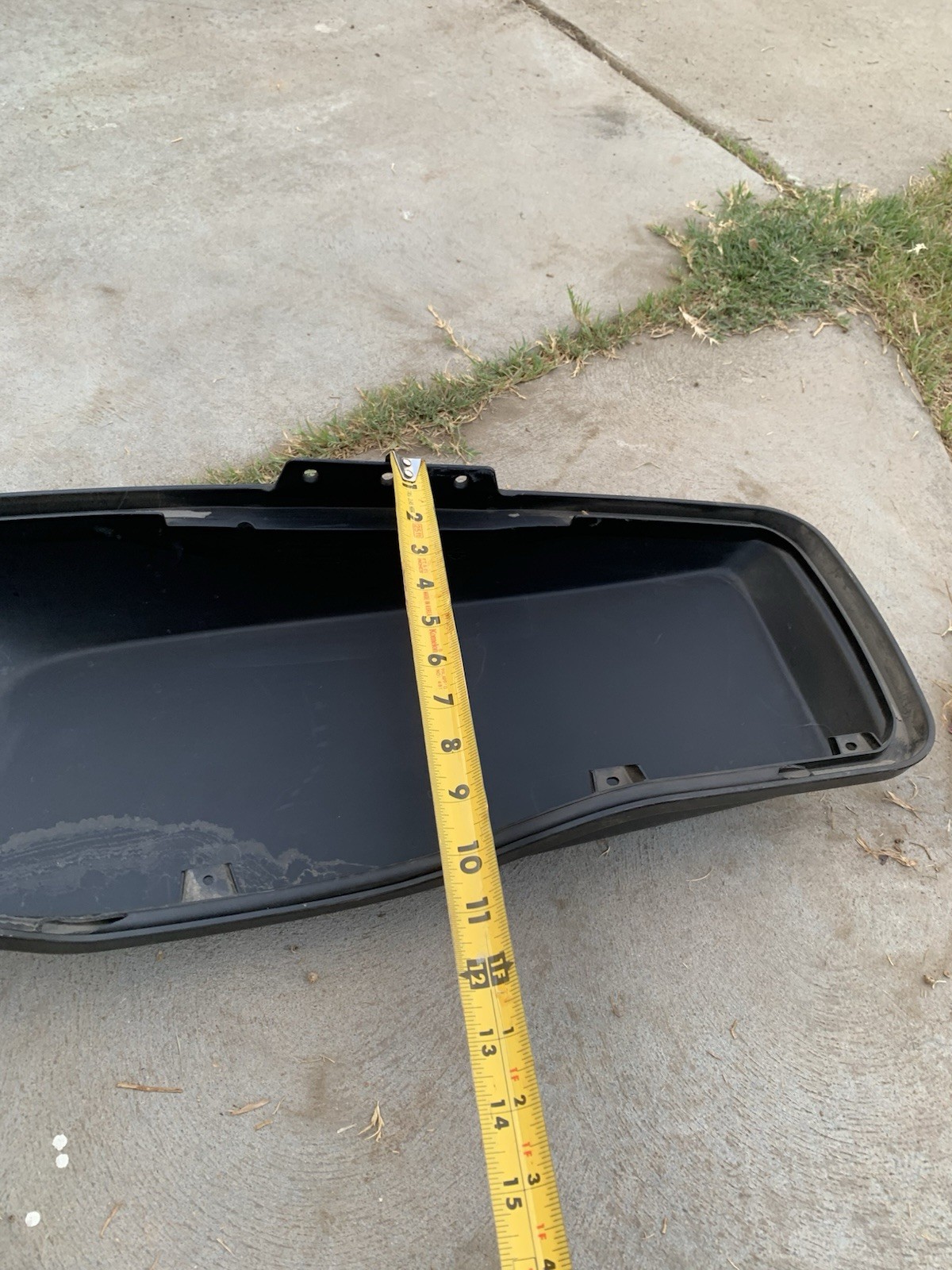 Harley Left Saddlebag Lid Hard Bag Top Cover Matte Black