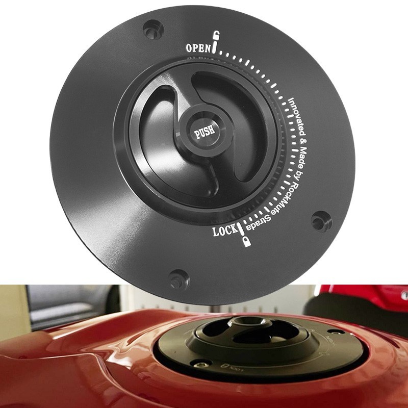 Quick Release Gas Cap For CBR600RR 1000RR CB1000R CNC Keyless Lockable Fuel Cap