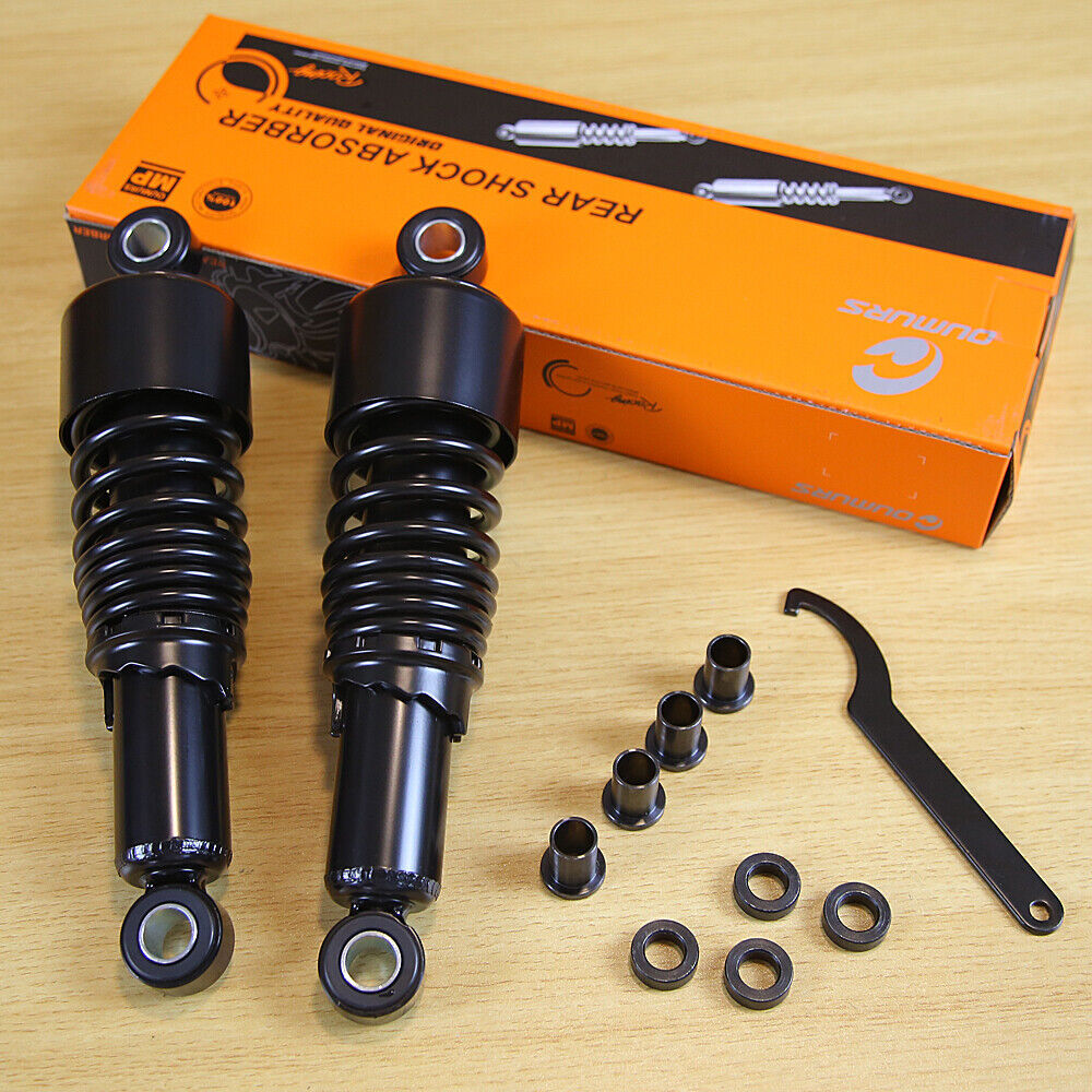 10.5″ Rear Shocks Absorbers Lowering For Harley Road King Tour Street Glide FLT
