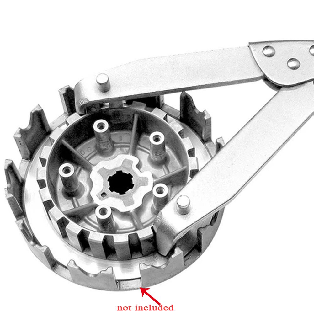 Motorcycle Clutch Hub Basket Holding Flywheel Holder Hand Tool Lockable Clamp