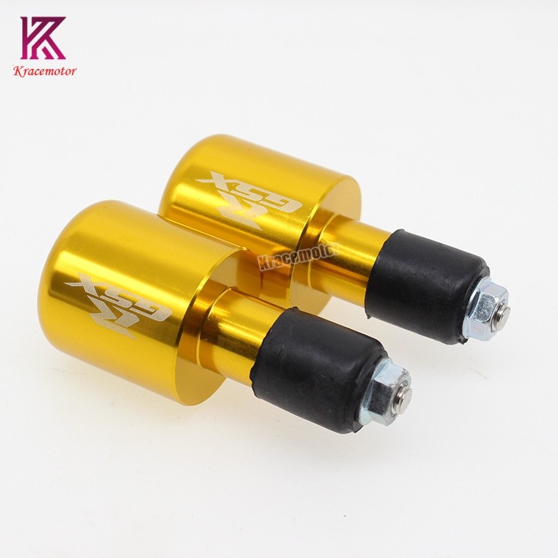 CNC 7/8” Handlebar Bar Ends Slider Cap Plugs GSX1300BK GSXR1000 GSXR750 GSXR600
