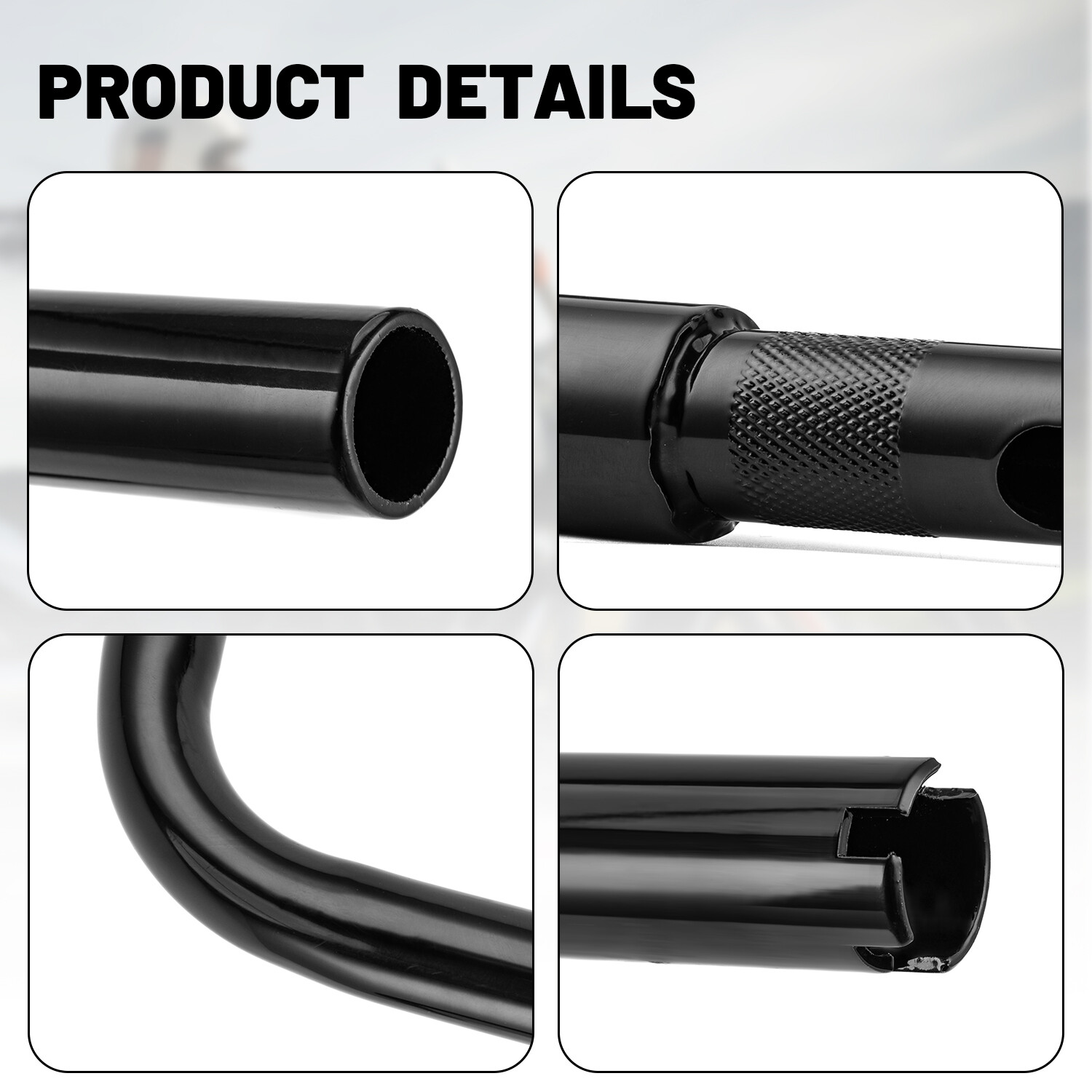 12”/14”/16″ Rise Ape Hanger 1 1/4″ Handlebar Fit For Harley Heritage Softail