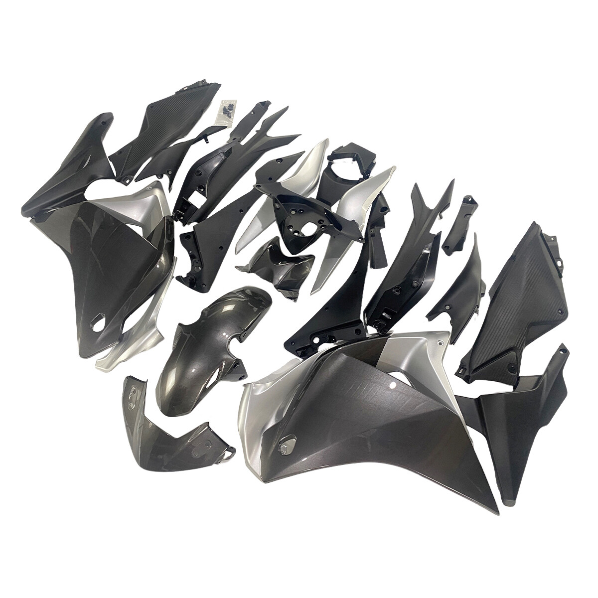 Gray Silver Fairings Kit for 2011 2012 13 2014 Honda CBR250R Injection Bodywork