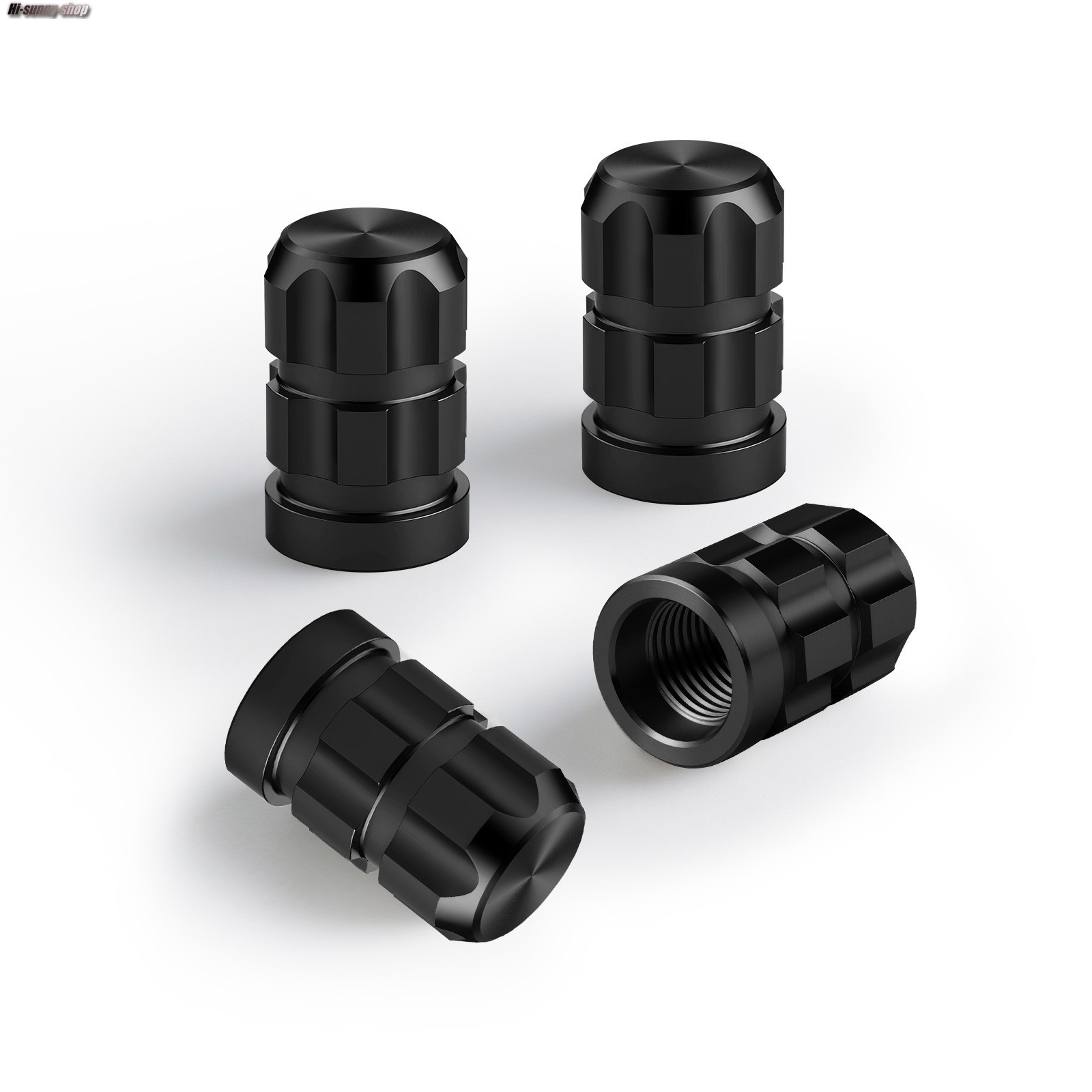 CNC Car Motorcycle Bike Valve Core Cap Tires Gas Nozzle Cover Aerated Mouth Cup
