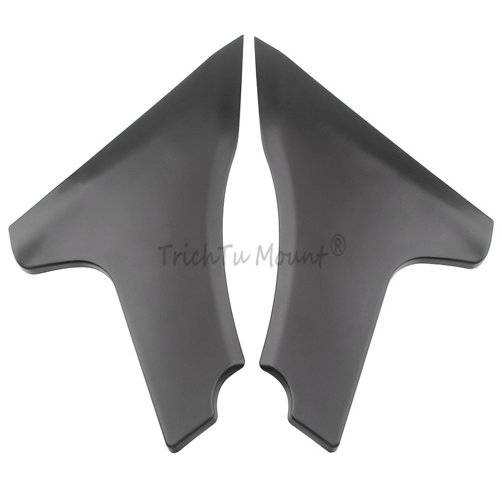 Black Side Fairing Panel +Metal Bracket For Harley Road Glide CVO Limited 23-Up