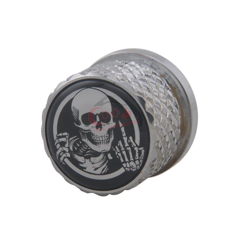 1PCS Rear Fender Seat Bolt Screw Nut Skull For Harley Touring Dyna Softail King