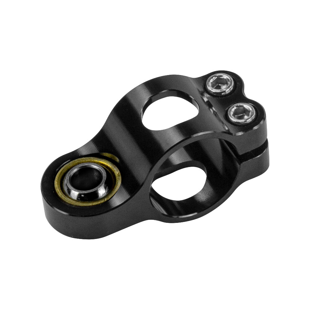 Black Brackets Steering Stabilizers Damper Clamps Racing Sport Bike 25mm / 1″ US