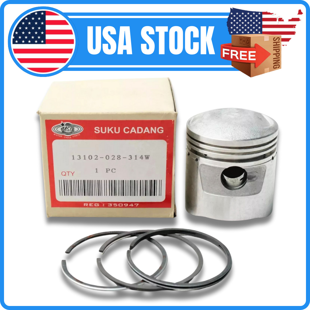 For Honda S90 CL90 SL90 CT90 ATC90 ST90 Piston and Ring Set OS 0.25 Aftermarket
