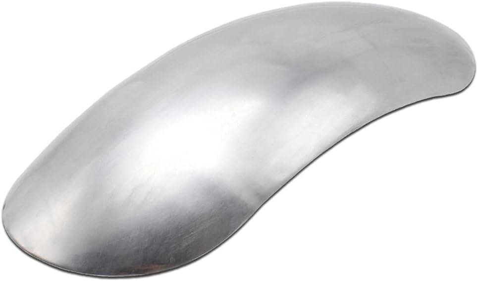 Unpainted Silver Short Front Mudguard Fender Universal For Motorcycle Bobber