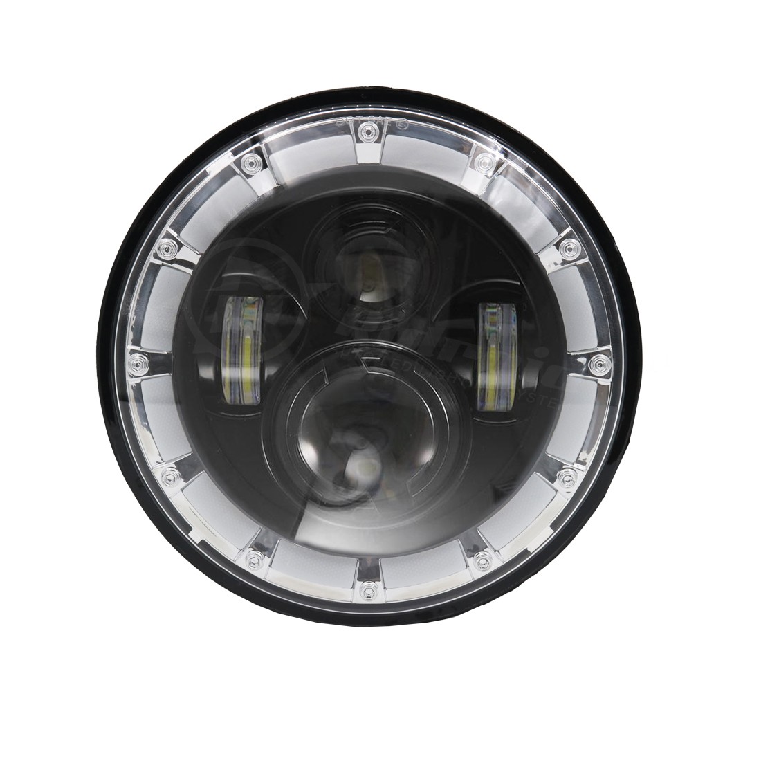 7″inch LED Headlight+4.5″ Passing Lights For Harley Davidson Touring Road King