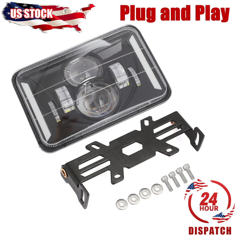Headlight Assembly w/ Mounting Bracket For Suzuki DR650S DR650SE Plug & Play US