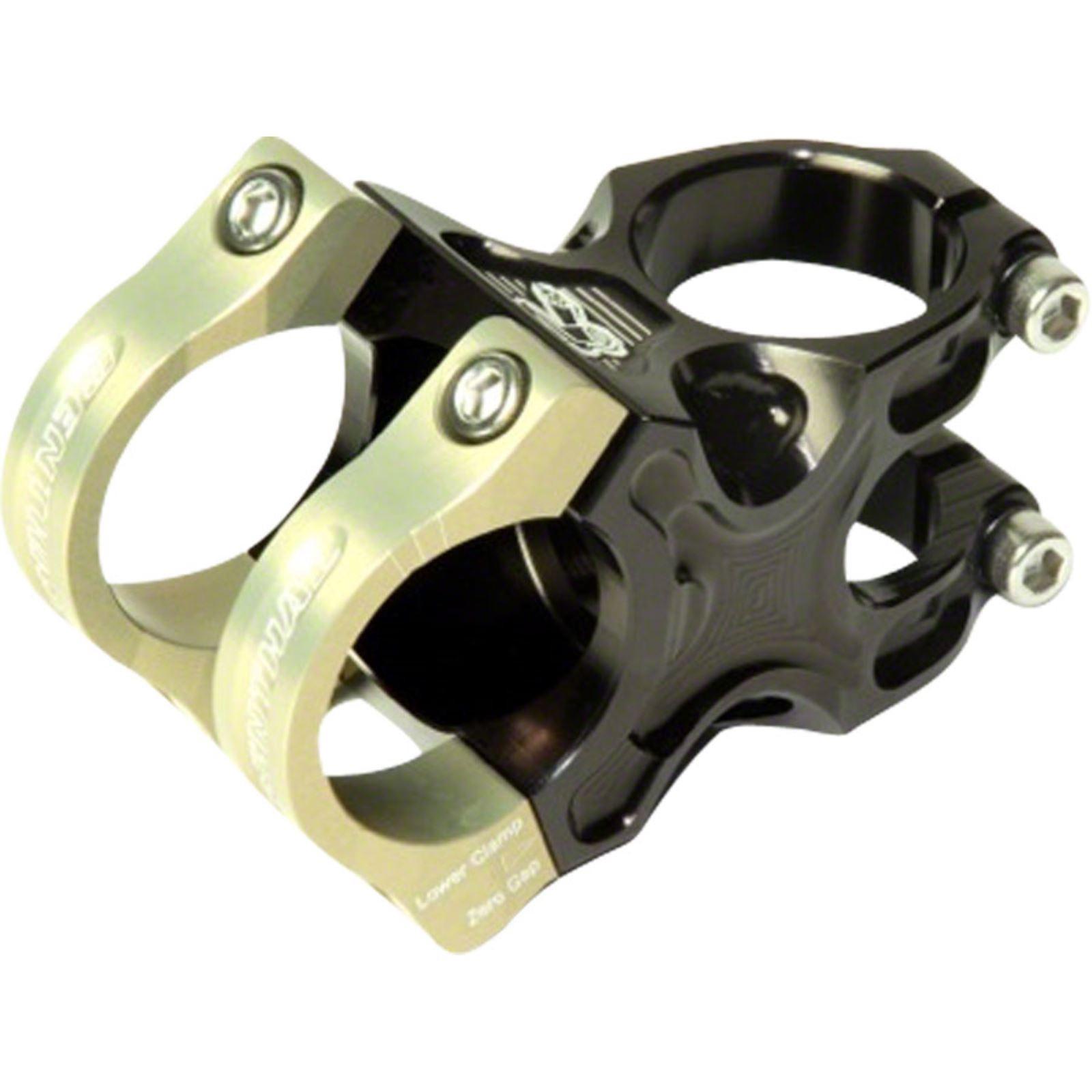 Renthal Apex 35 Stem Clamp: 35mm L: 40mm – Black/Gold STM118-BKAG