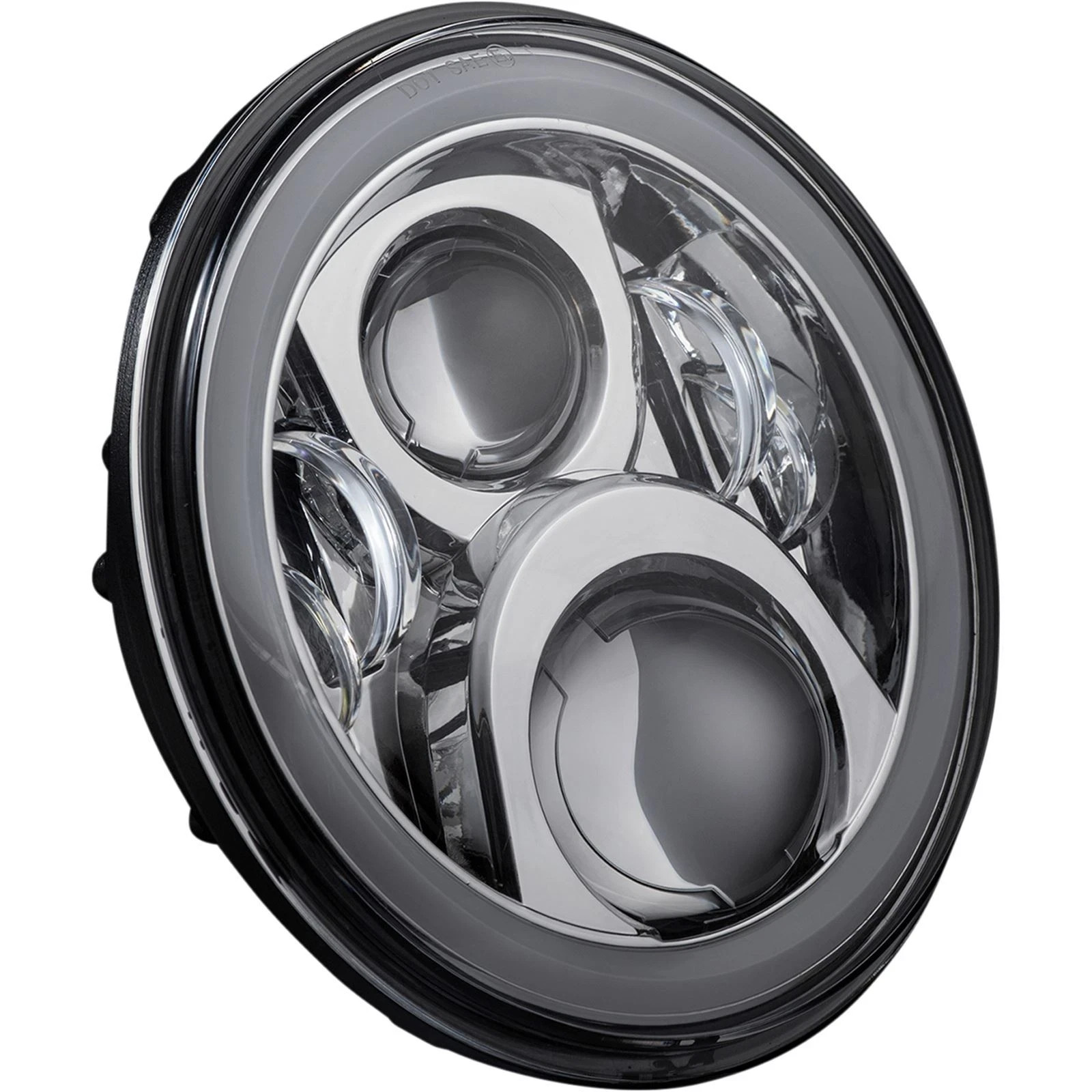 Custom Dynamics 7″ Headlamp with Adapter – Chrome PG-7-14-C NW