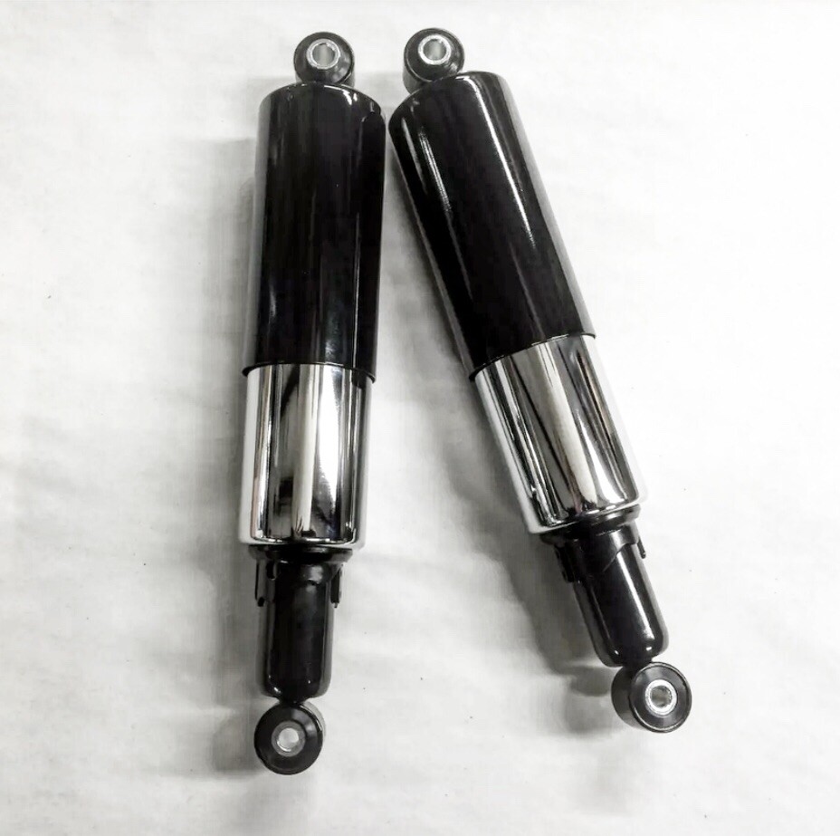 TRIUMPH REAR SHOCKS 13.4 COVERED SHROUDED 1954-1978