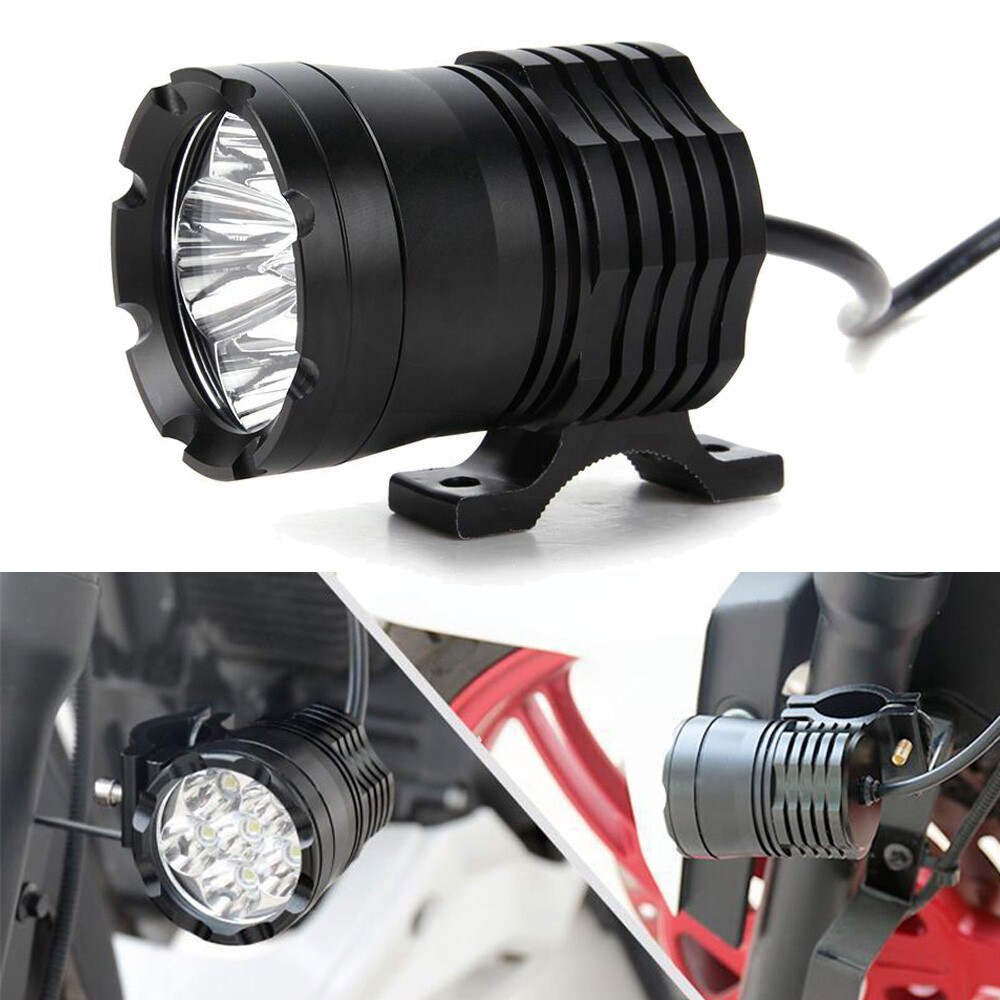 12V 30W LED Spot Light Waterproof Motorcycle Headlight Driving Fog Lamp White