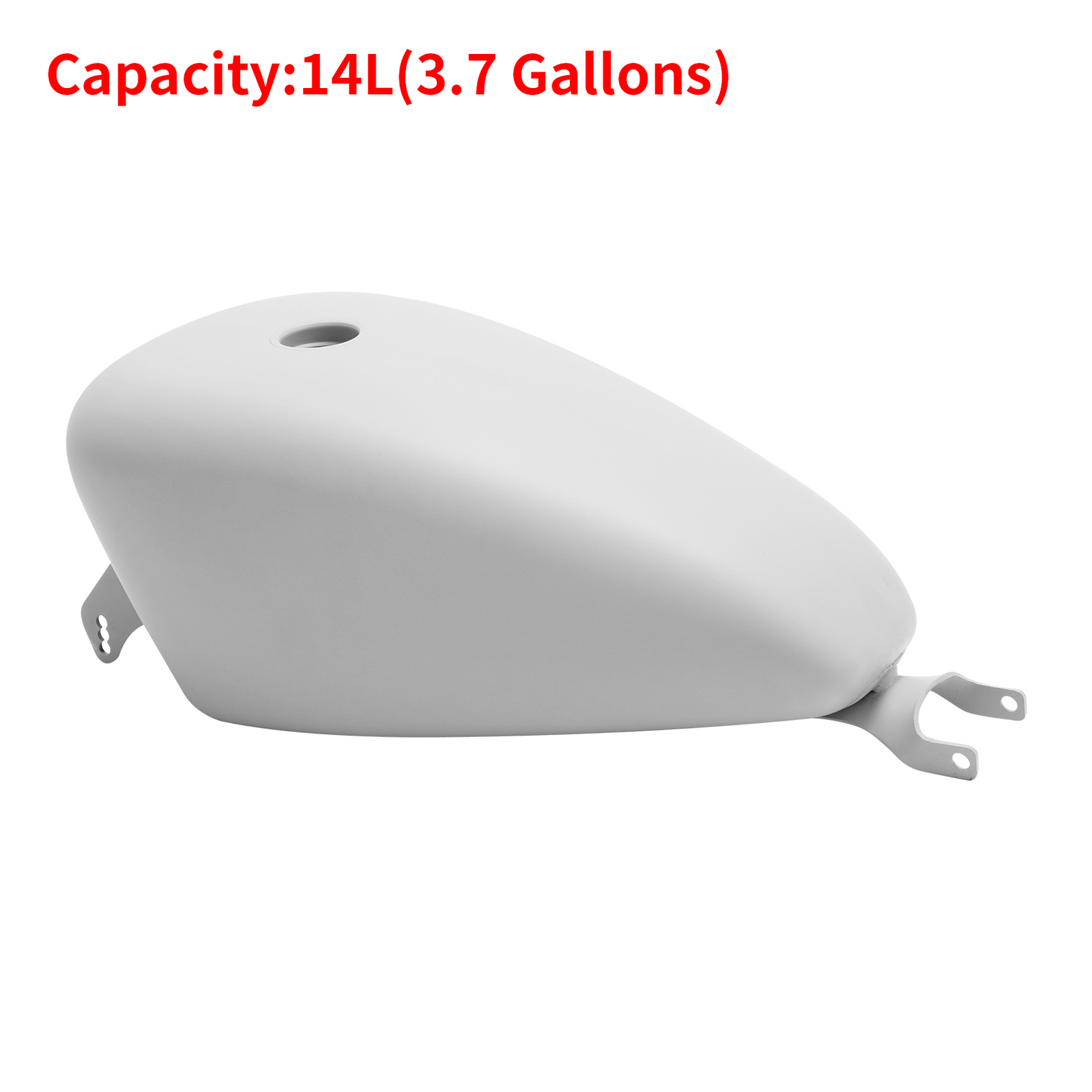 Unpainted 3.7Gal 14L Gas Fuel Tank Fit For Harley Sportster XL883 1200 2004-2006