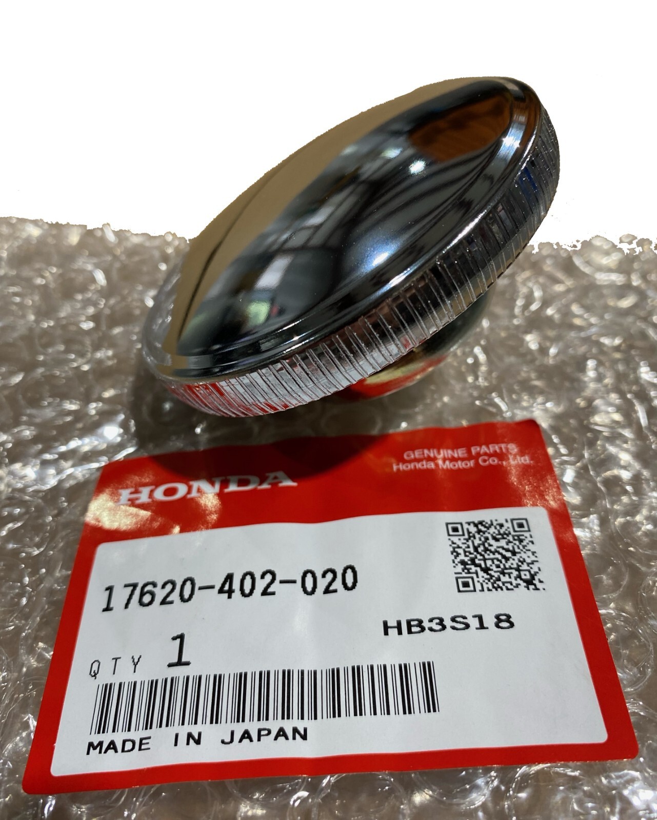 1974-1990 Honda CB125S XL250 XR75 OEM Chrome Vintage Gas Tank Cap 17620-402-020