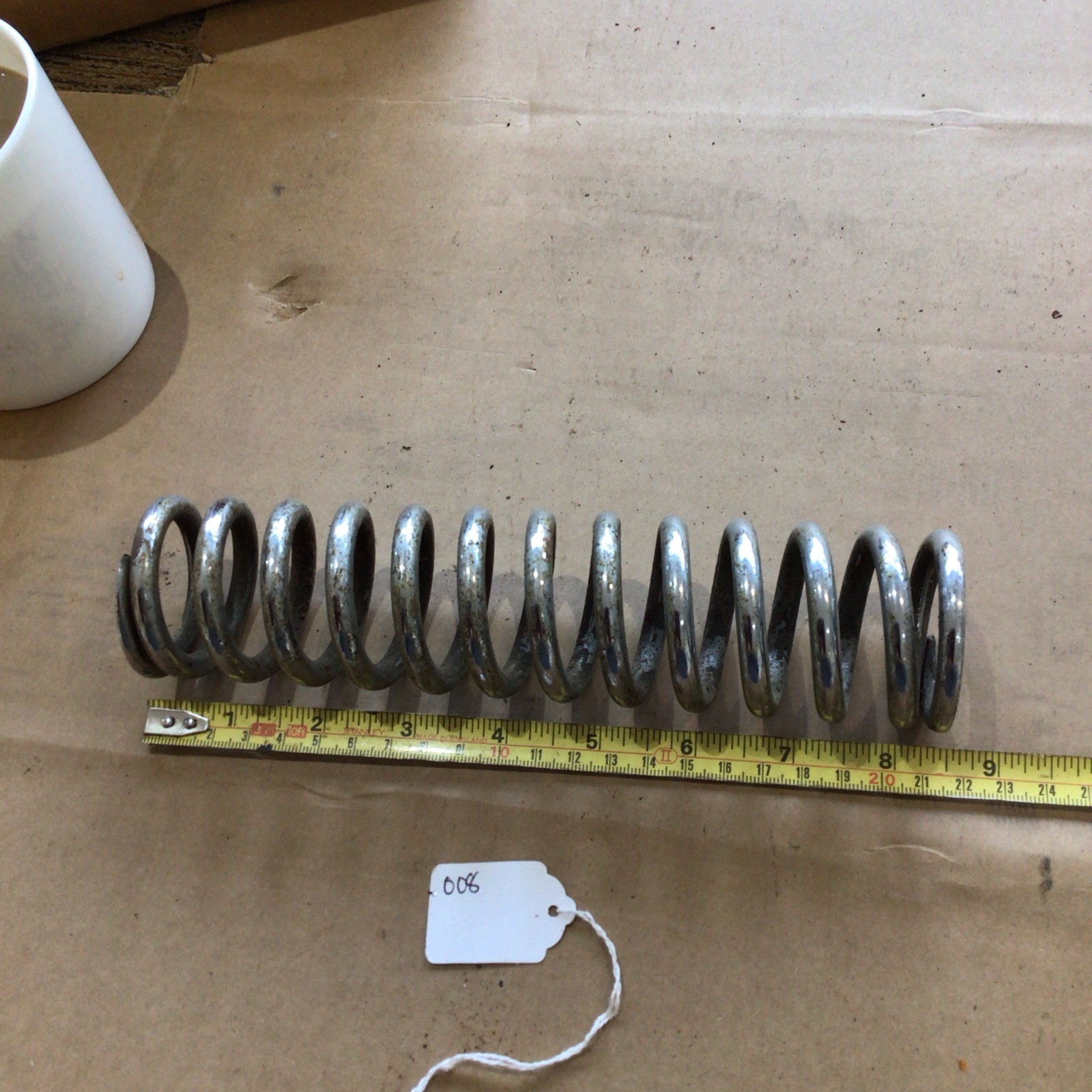 Vintage Motorcycle Rear Shock Absorber Spring 21cm long