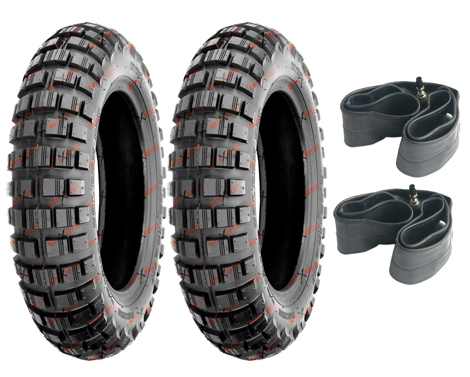 Shinko 421 3.50-8 Tire Tube Set Front Rear Tires Tubes Honda Z50R Z50A Trail