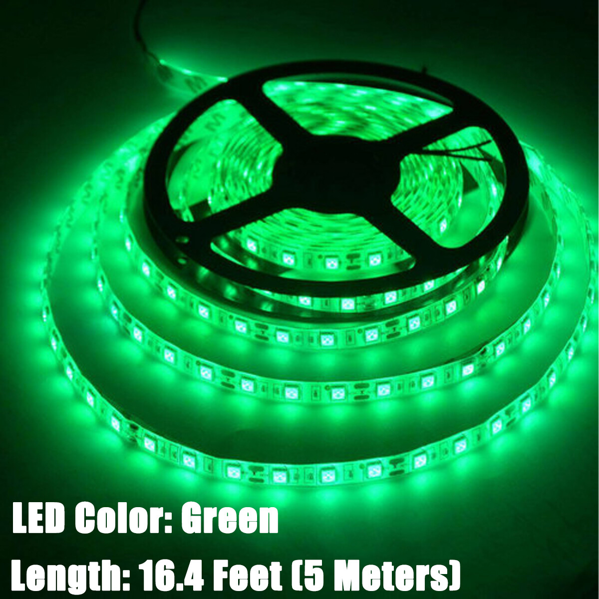 Green LED Auto Car Interior Accessories Decor Atmosphere Wire Strip Light Lamp