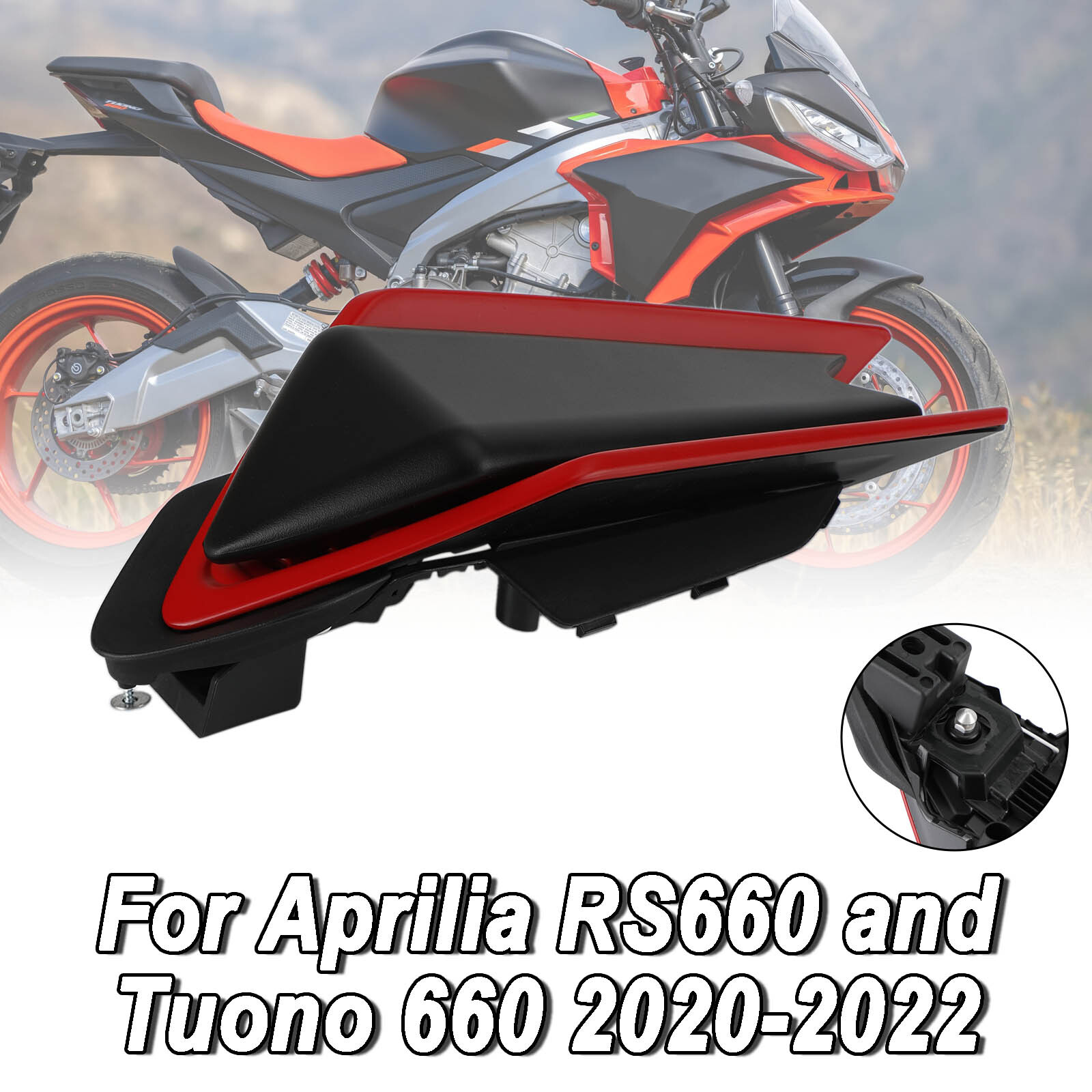 Rear Cowl Tail FAIRING Cover For Aprilia RS660 RSV4 Tuono 660 2020-2024 RBLK T8