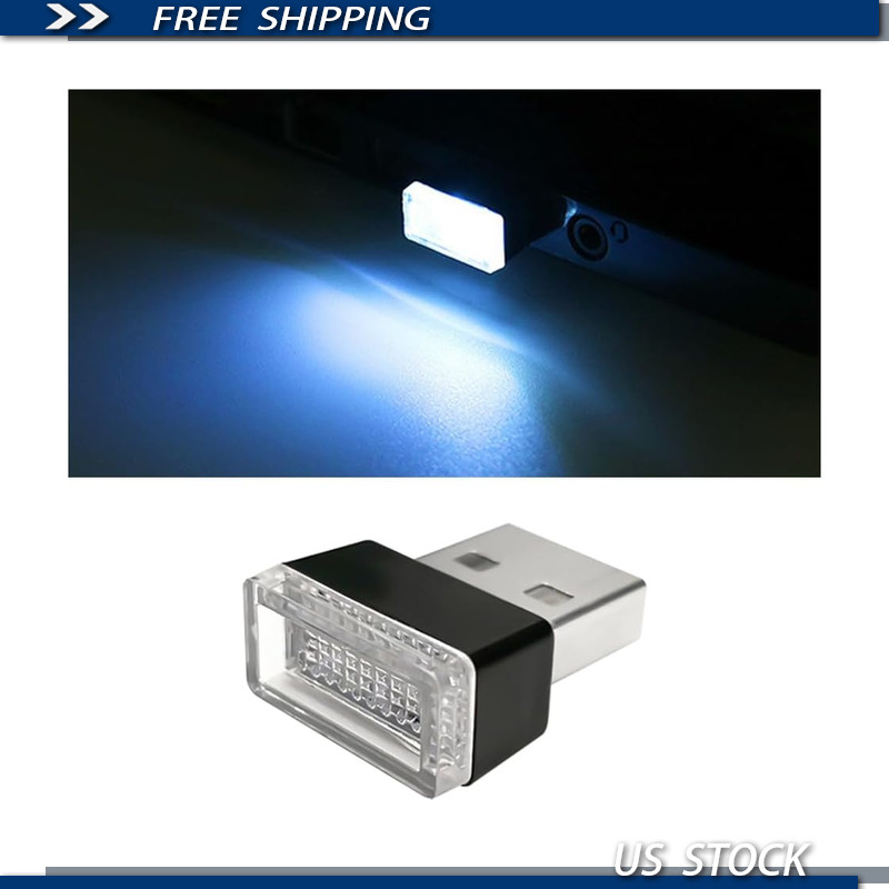 USB Plug-In Vehicle Ambient Lighting Kit, Car Interior Atmosphere LED Lamp, Univ