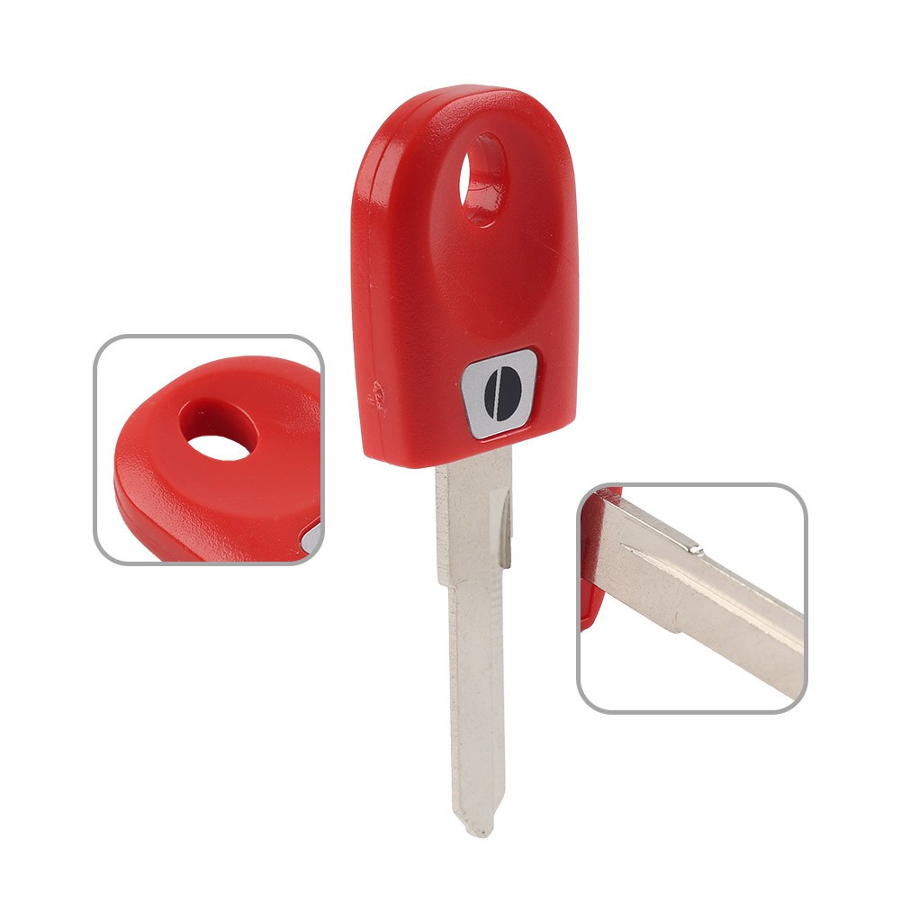 Red Replacement Uncut Blank Key For Ducati 939 797 821 Monster 1200 Hypermotard