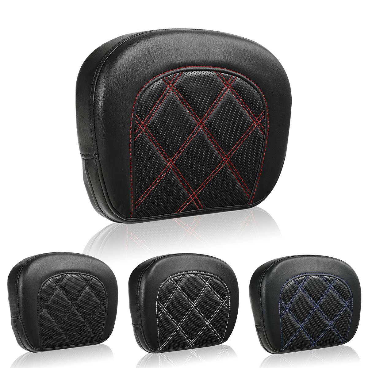 Passenger Sissy Bar Backrest Pad Fit For Harley Touring Street Road Glide 94-23
