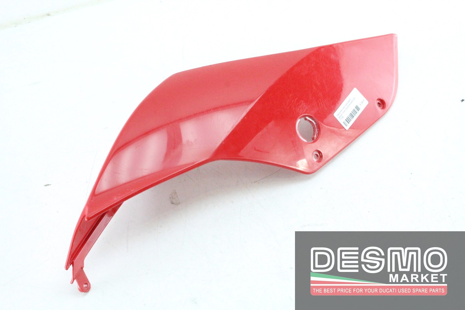 Red raw finished right side saddle seat panel Ducati Panigale 899 1199 *N17214*