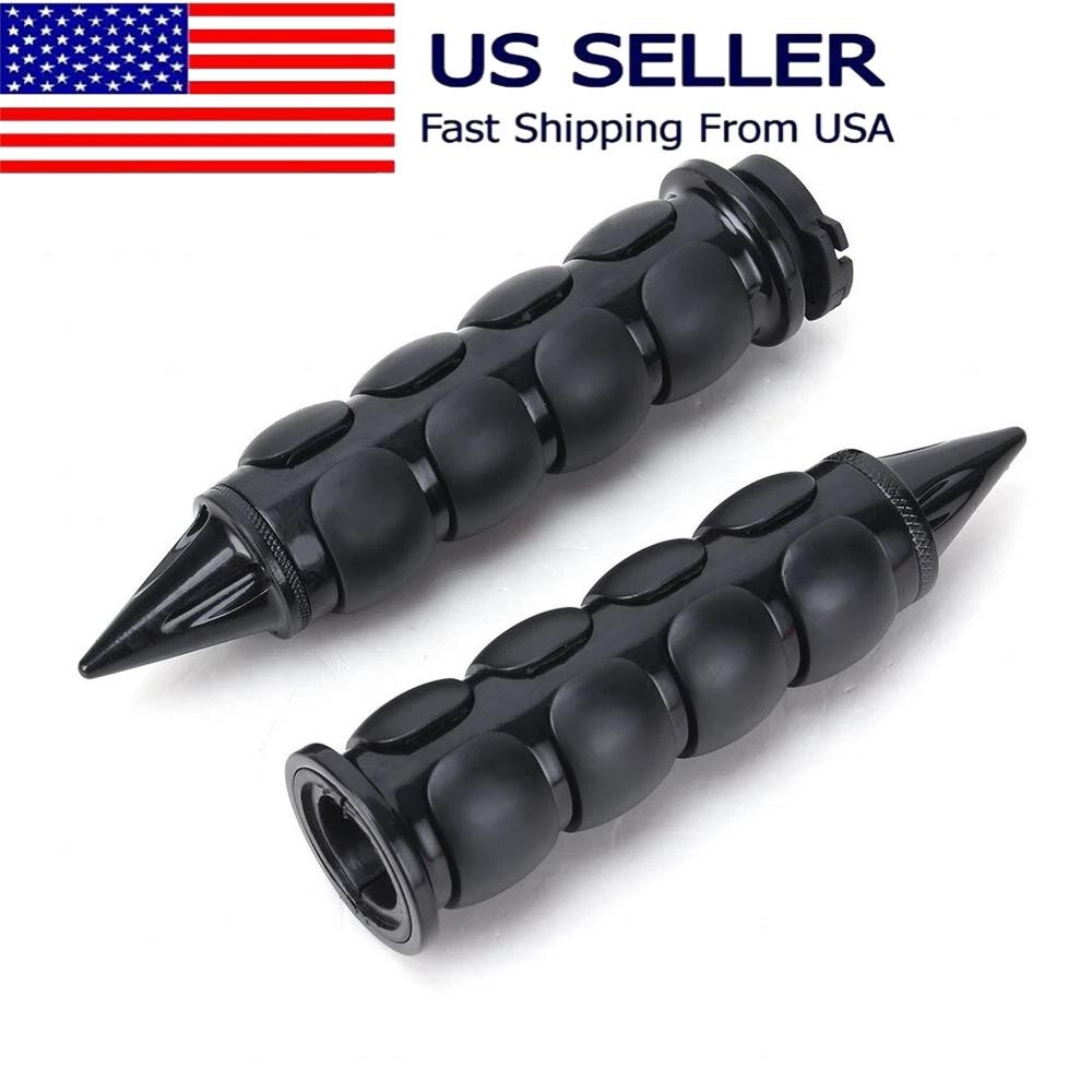 For Harley Davidson Motorcycle Handlebar Grips 1″ 1970-2012 Black Left Right New